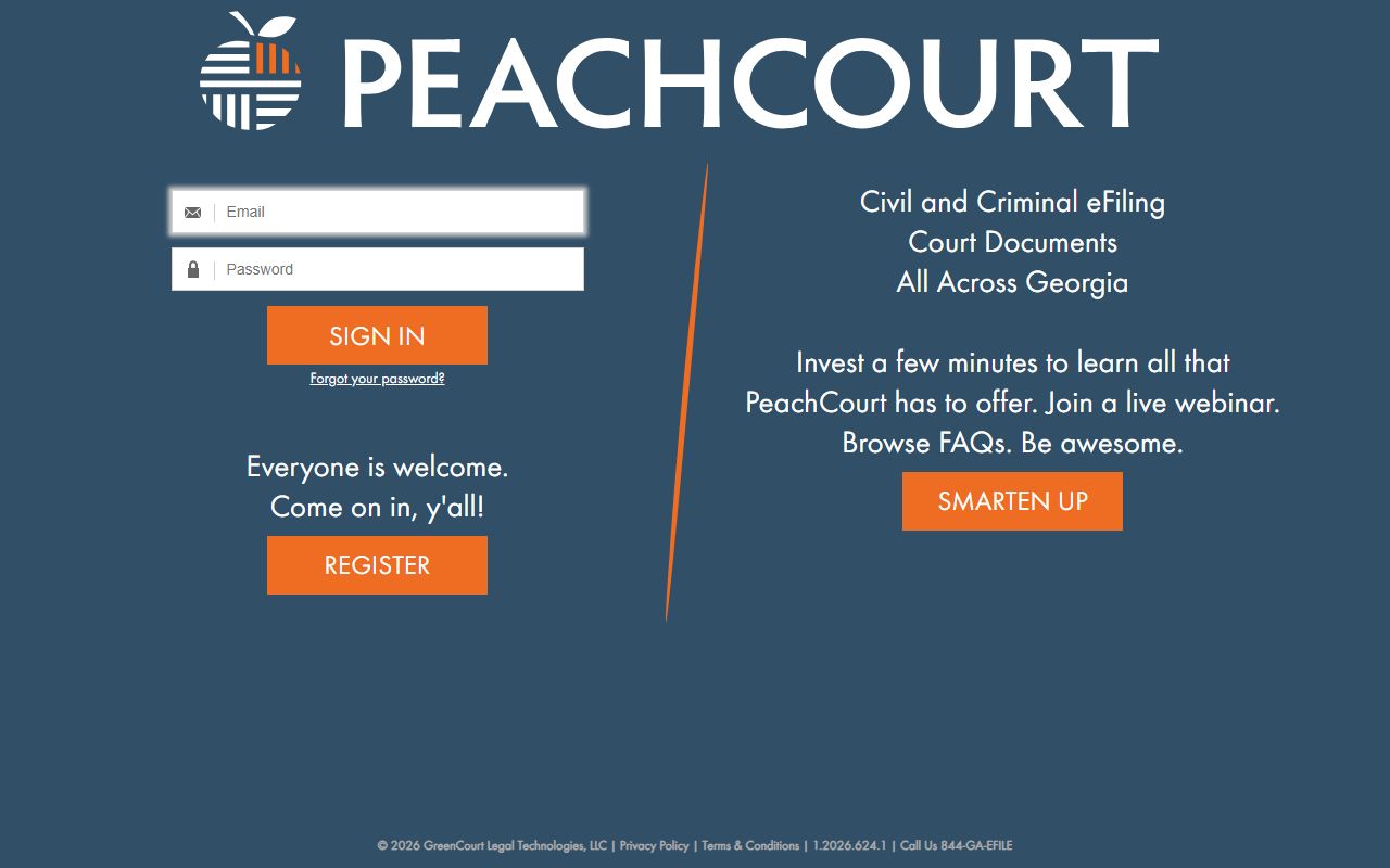 Jenkins County Clerk of Superior Court PeachCourt e-filing